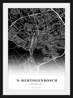 Steden poster 's-Hertogenbosch - Donker