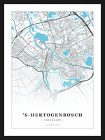 Steden poster 's-Hertogenbosch - Water