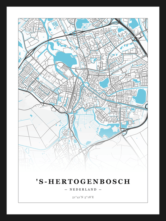Steden poster 's-Hertogenbosch