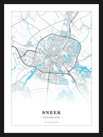 Steden poster Sneek - Water