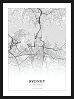 Steden poster Sydney - Klassiek