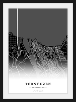 Steden poster Terneuzen - Donker