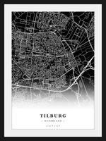 Steden poster Tilburg - Donker