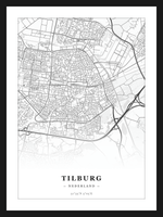 Steden poster Tilburg - Klassiek
