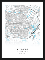 Steden poster Tilburg - Water
