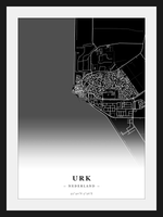 Steden poster Urk - Donker