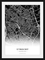 Steden poster Utrecht - Donker