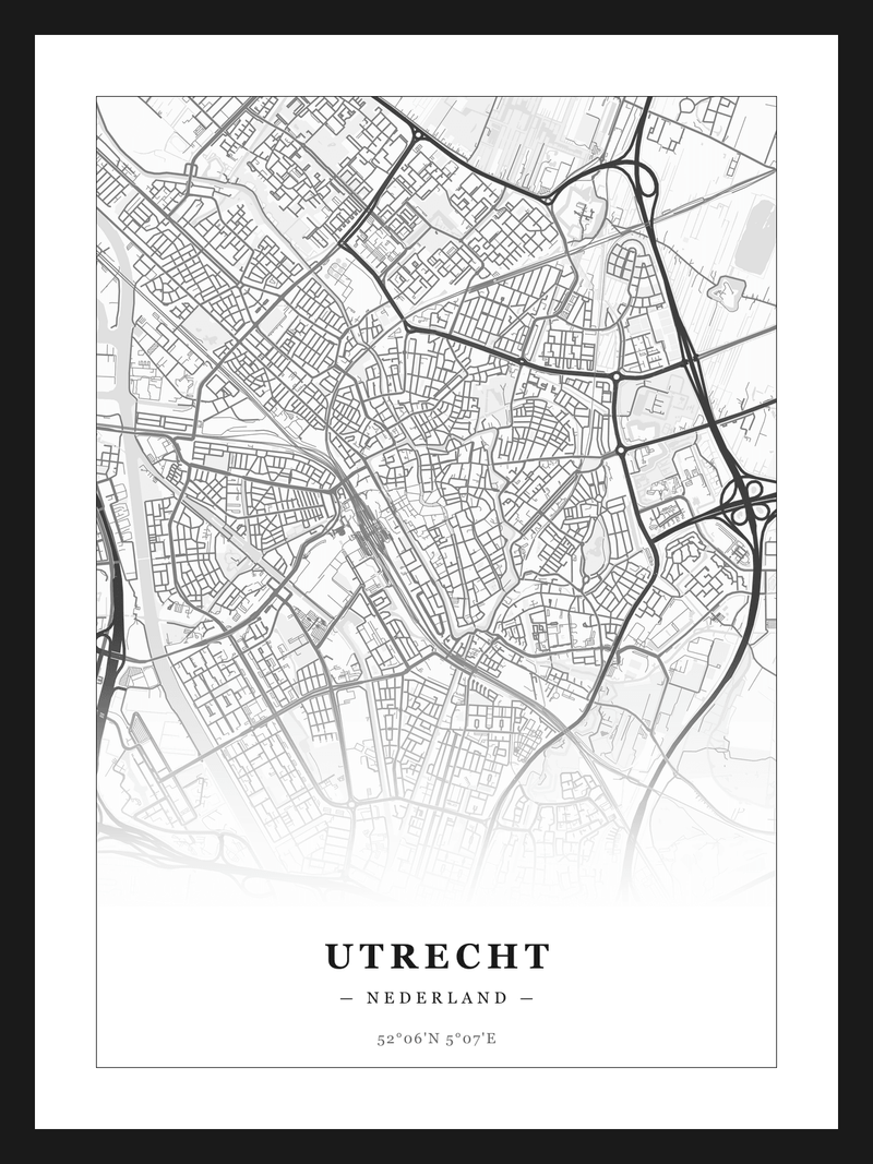 Steden poster Utrecht - Klassiek