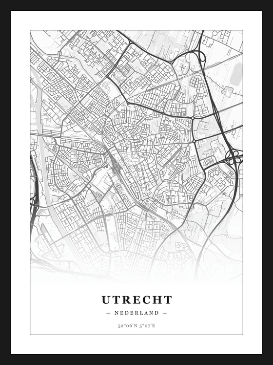 Steden poster Utrecht