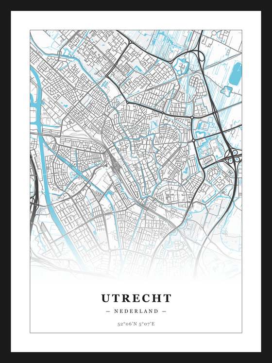 Steden poster Utrecht