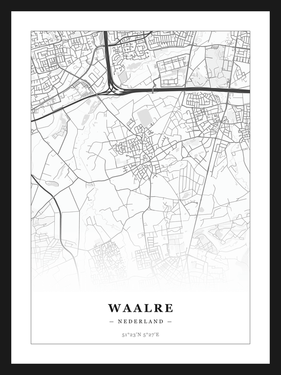 Steden poster Waalre