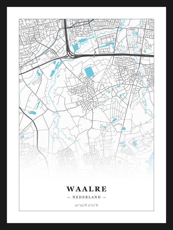 Steden poster Waalre