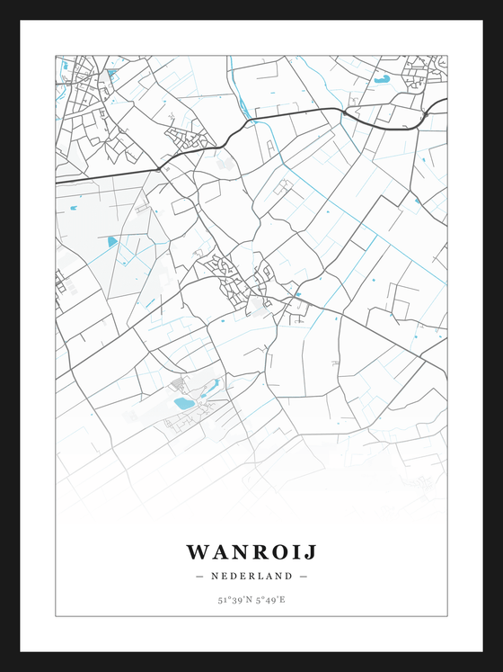 Steden poster Wanroij