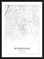 Steden poster Wapenveld - Klassiek