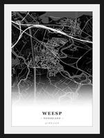 Steden poster Weesp - Donker