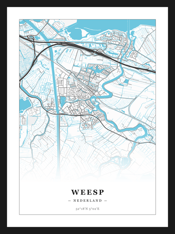 Steden poster Weesp