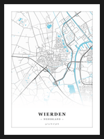 Steden poster Wierden - Water