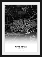 Steden poster Woerden - Donker