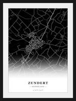 Steden poster Zundert - Donker