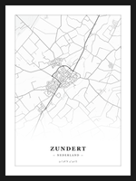 Steden poster Zundert - Klassiek