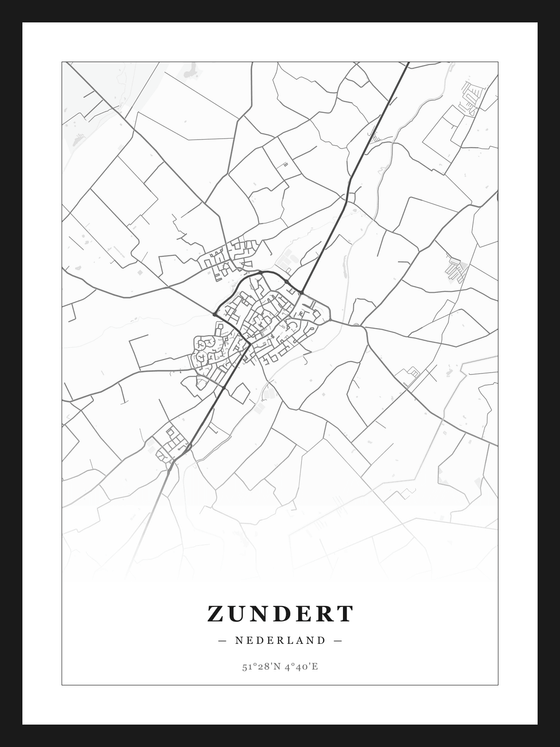 Steden poster Zundert