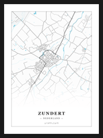 Steden poster Zundert - Water