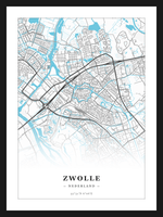Steden poster Zwolle - Water