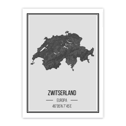 Landenprint Zwitserland