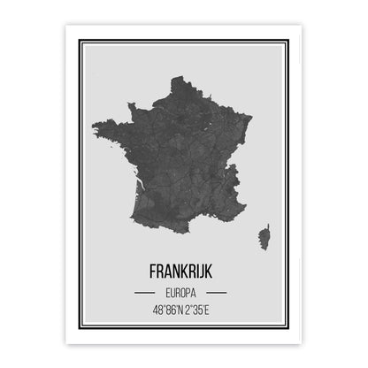 Landenprint Frankrijk