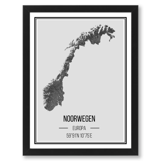 Landenprint Noorwegen