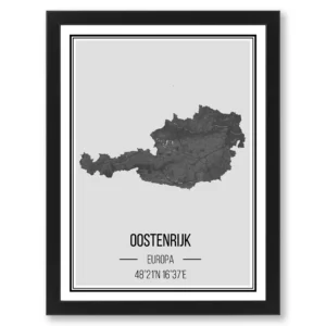 Landen poster Oostenrijk