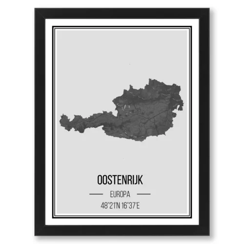 Landen poster Oostenrijk