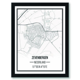 Steden poster Zevenbergen