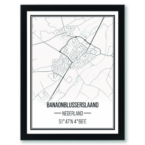 Steden poster Banaonblusserslaand (Zundert)